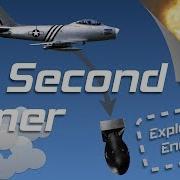 50 Sec Exploding Countdown Timer With Jet Plane