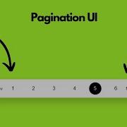 Pagination UI Design Using HTML CSS JavaScript JavaScript Clickable Pagination Tutorial