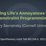 OP Lunch Talk 65 Solving Life S Annoyances With Constraint Programming