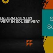 How To Perform Point In Time Recovery Of Database In SQL Server