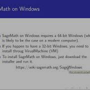 SageMath Installation