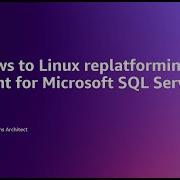 Windows To Linux Replatforming Assistant For Microsoft SQL Server Amazon Web Services