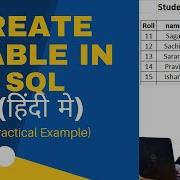 Create Table In SQL Hindi CREATE TABLE Practical Execution ORACLE CREATE TABLE GB TECHNO