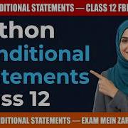 Python If Elif Else Quick Revision FBISE Computer PBA Class 12 2026 With Solved Example