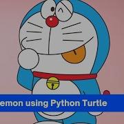 Draw Doremon Using Python Turtle Shorts