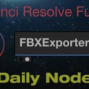 DaVinci Resolve FBX Exporter 3D Node