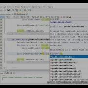 Java Swing 9 JList JComboBox