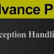 Exception Handling In PHP Hindi