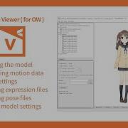 Official Live2D Cubism Tutorial For Embedded Applications 5 Operating Viewer OW Version