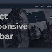 Учебное пособие по созданию адаптивной панели навигации в React Создание панели навигации с пом