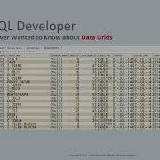 Everything You Need To Know About The Data Grids In Oracle SQL Developer