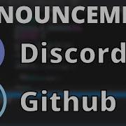 Discord And Github Announcement