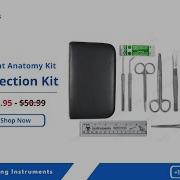 DR Instruments Med Student Anatomy Dissection Kit 10GSM