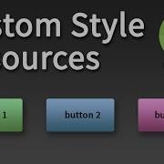 Android Development Custom Style Resource In Android Studio