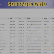 Sortable Grid In Power Apps