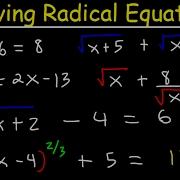 Solving Radical Equations With Square Roots Cube Roots Two Radicals Fractions Rational Exponents