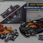 LEGO Technic 42232 Koenigsegg Jesko Absolut Обзор сборки и коробки передач Часть 1