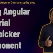 Datepicker In Angular Material Mat Datepicker Angular Complete Angular Tutorial For Beginners