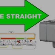 Gyro Straight Line Program For LEGO MINDSTORMS EV3