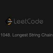 1048 Longest String Chain LeetCode