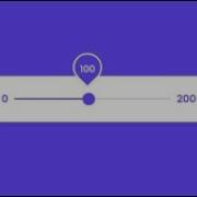 Custom Animated Range Slider Using HTML CSS JavaScript