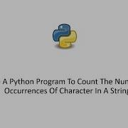 Write A Python Program To Count The Number Of Occurrences Of Character In A String