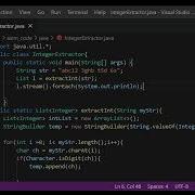 How To Extract All Integers From The Given String In Java