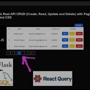 Nextjs 15 Python Flask Rest API CRUD With Pagination Tanstack Query Tailwind CSS