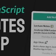 Build A Notes App With JavaScript Local Storage No Frameworks