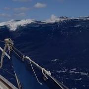 28 Foot Yacht Semi Knock Down By Breaking Wave In Stormy Seas