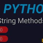 Ord And Chr String Methods In Python String Methods Unicode
