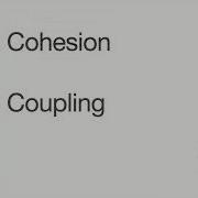 Code Cohesion And Coupling