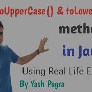 Java ToUpperCase And ToLowerCase Method