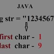 How To Get First And Last Character Of String In JAVA