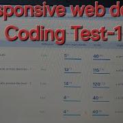 Coding Test 1 Responsive Web Design NXTWAVE HTML CSS BOOTSTRAP