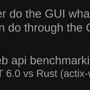 Web Api Benchmark NET 6 0 Vs Rust Actix Web