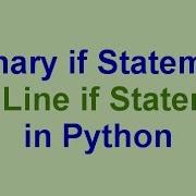 Python Tips Tricks One Line If Statements Ternary If Statement