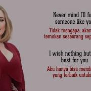 Someone Like You Adele Lirik Lagu Terjemahan