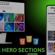 Day 1 Of Making Hero Sections Practice HTML CSS JavaScript Simple Hero Section Htmlcss Design