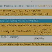 Session 6C Positive Semidefinite Programming Mixed Parallel And Width Independent