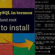 How To Get MySql On Android How To Install MySQL In Termux MySql DATABASE On Android