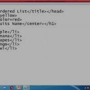 6 HTML Ordered Unordered List