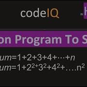 Program 11 Python Program In Hindi Sum Of Series Sum 1 2 3 4 5 6 N CodeIQ By Gautam Sir