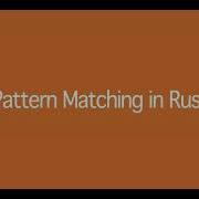 Pattern Matching In Rust CS 128 Honors Lecture 4