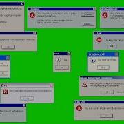 Windows Error Messages Green Screen