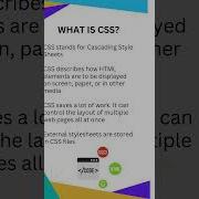 CSS Introduction What Is CSS