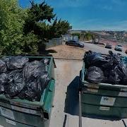 Waste Management Autocar Heil Freedom Half Pack Garbage Truck Dumping Bins 57
