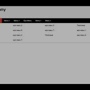 Mega Menu Css Only