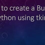 How To Create A Button In Python Using Tkinter