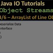 Сериализация JavaIO Часть 4 Сбор объектов Line Учебные пособия по Java IO 16